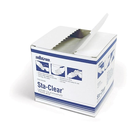 Sellstrom Water Activated Lens Cleaning Tissue Box, 1000 pc Box, PK1000 S23480